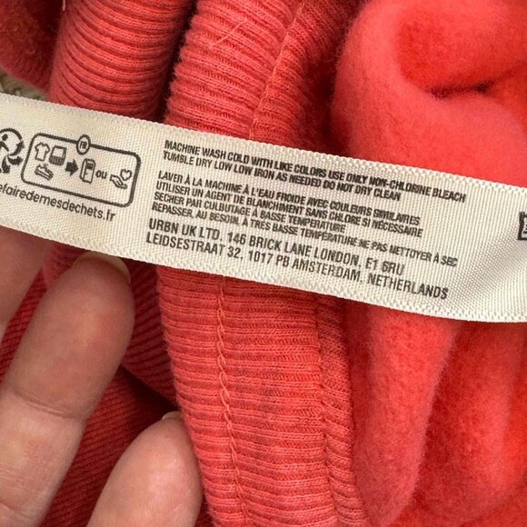 Free People FP Movement For The Win Playsuit Open Back Micro Shorts Orange Sz XL - Picture 13 of 13